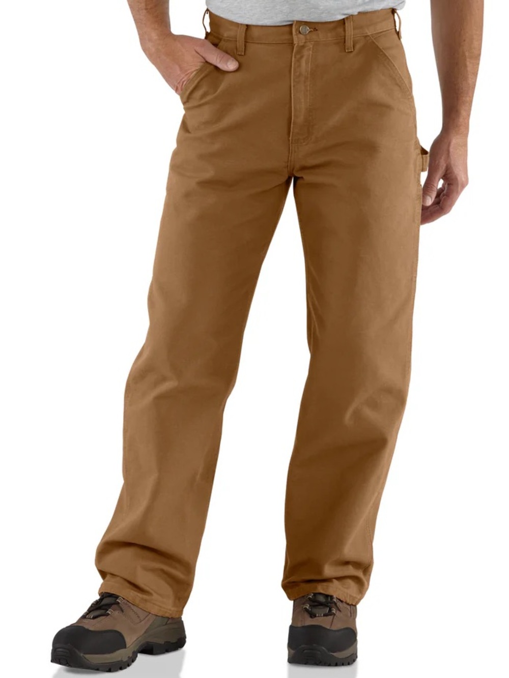 Carhartt | B11 Loose Original Fit Brown Khaki Cotton Utility Work Pants 40x30